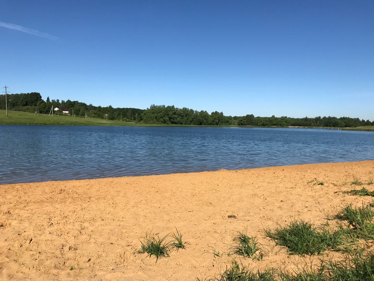 Пляж на Синьковском водохранилище | Путеводитель Подмосковья