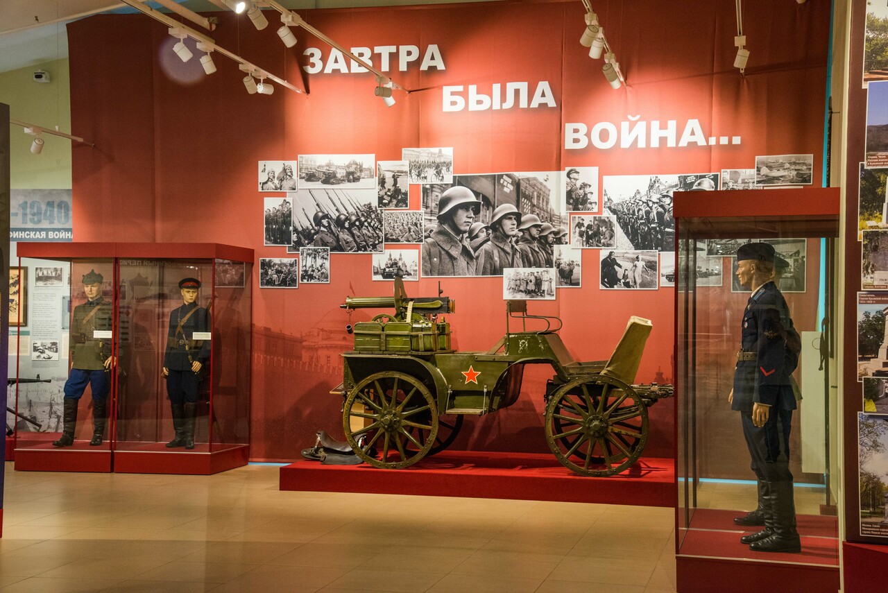 Помимо оружия, в музее представлены военная форма, награды, фотографии, письма и многое другое