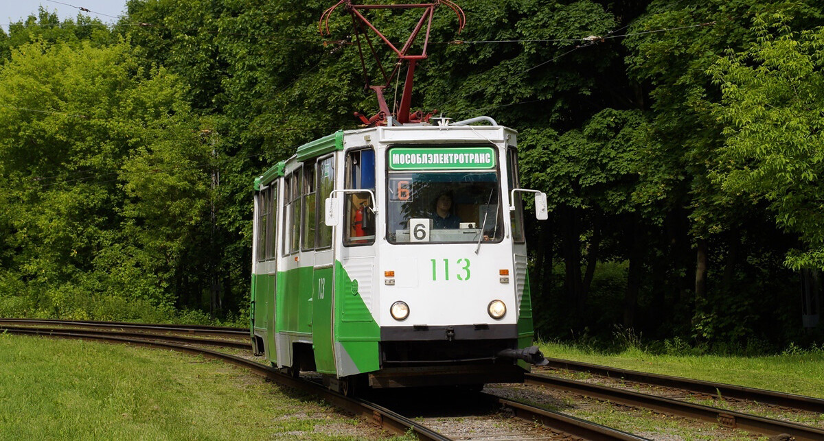 Экскурсионный трамвай «Коломченок» в Коломне 