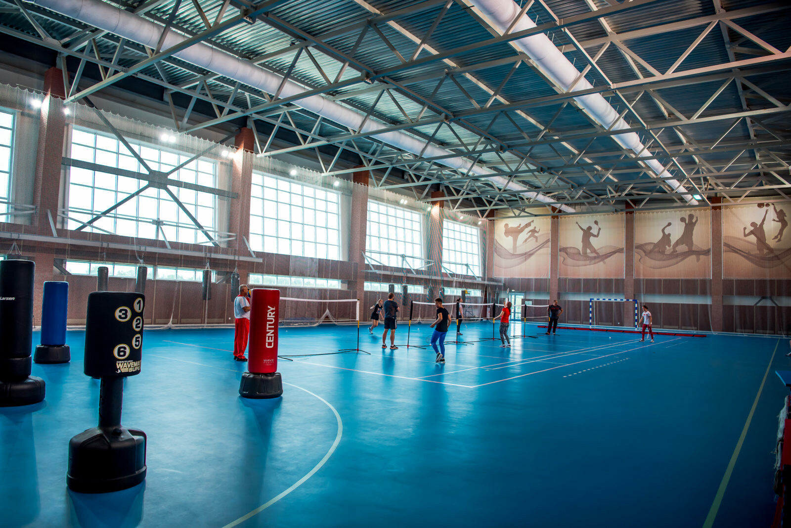 Спортивный зал в физкультурном комплексе «Парамоново» 