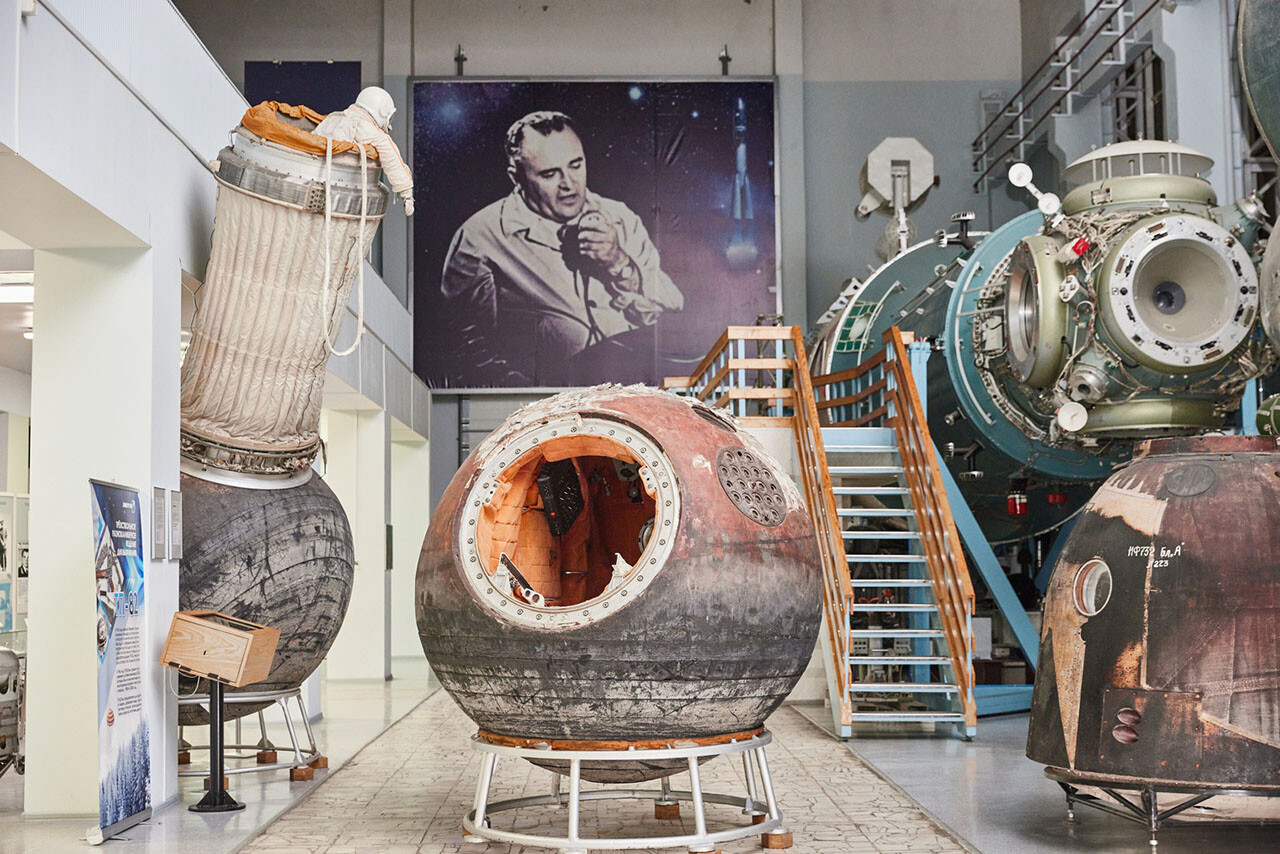 Экспозиция музея ракетно-космической корпорации «Энергия» 