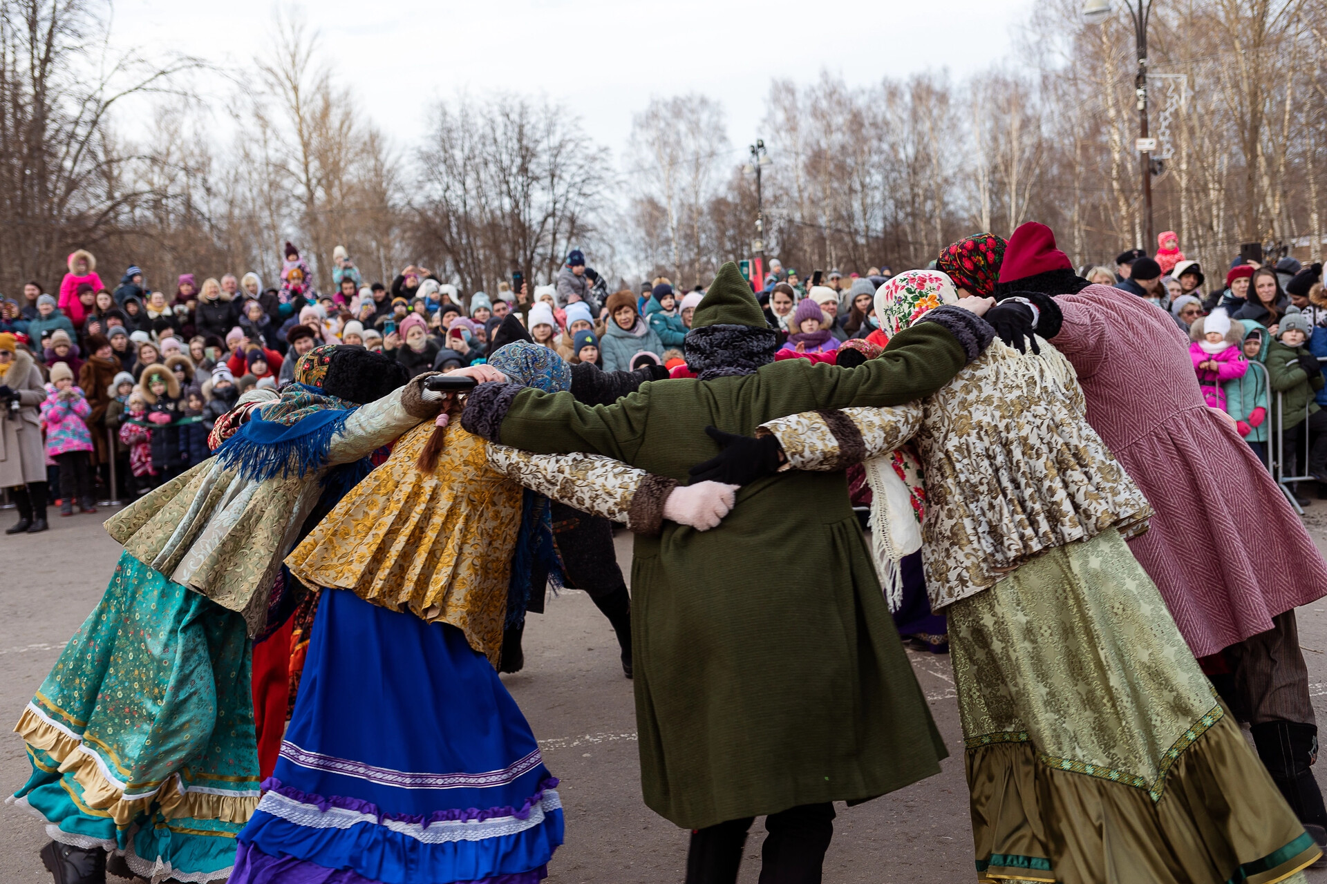 Праздник Масленицы в лесопарке Рязань