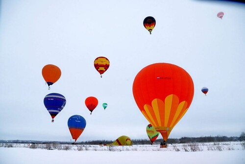 Фестиваль воздухоплавания «Яблоки на снегу» прошел в Подмосковье