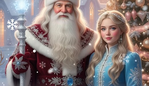Новогодняя игровая программа «Дед Мороз и Снегурочка»