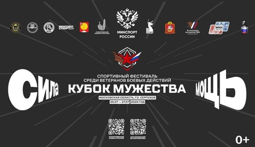 Спортивный фестиваль среди ветеранов боевых действий «Кубок мужества»