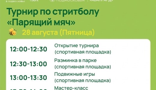 Турнир по стритболу «Парящий мяч»