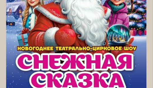 Новогоднее театрально-цирковое шоу «Снежная сказка»