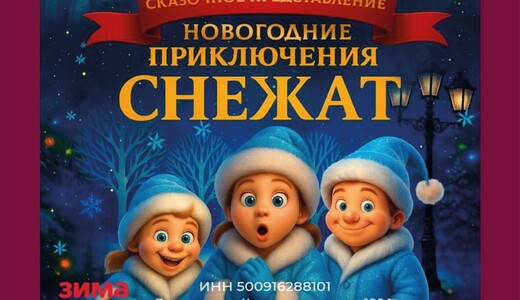 Сказочное представление «Новогодние приключения Снежат»
