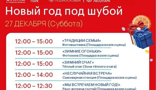 Праздничное мероприятие «Новый год под шубой» в Котельниках