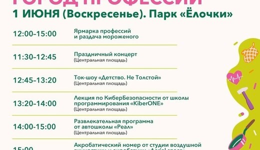 Праздничное мероприятие «Город профессий» в Домодедове