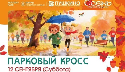 Мероприятие «Парковый кросс» в Пушкино