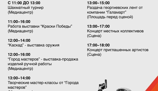 Мероприятия ко Дню Победы в Жуковском