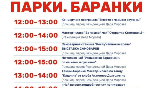  Мероприятие «Парки. Баранки» в Жуковском