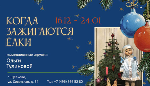 Выставка «Когда зажигаются елки»