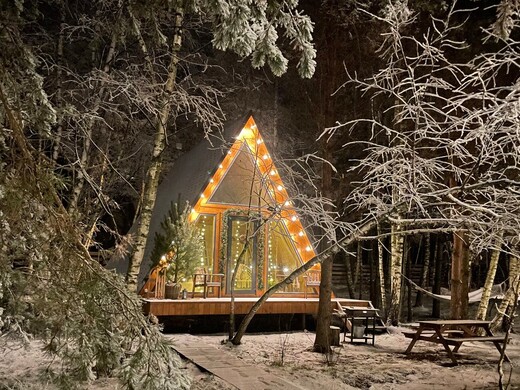 Топ глэмпингов Подмосковья для зимнего отдыха