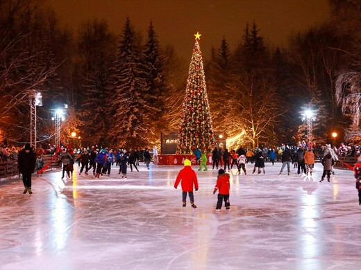 Где покататься на коньках в Подмосковье: 32 крупных катка с искусственным льдом