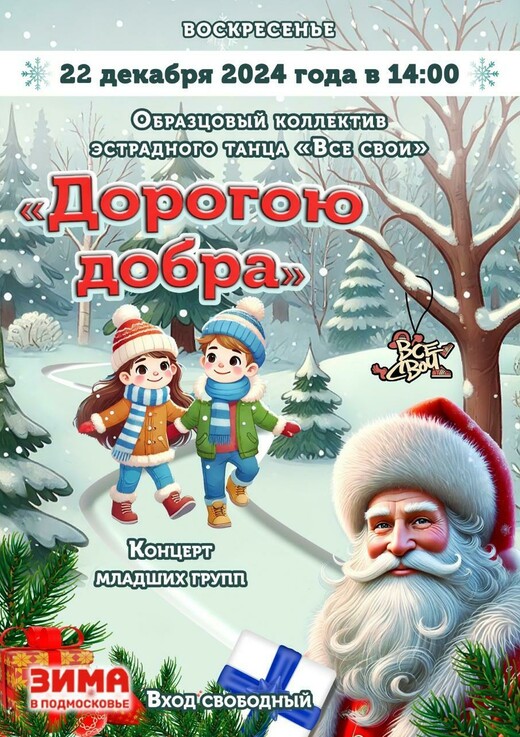 Новогодний концерт «Дорогами добра»