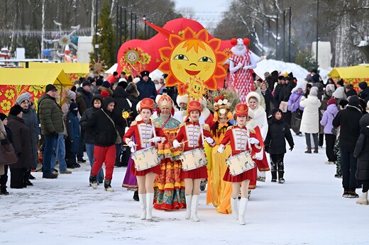 Более 311 тысяч человек посетили масштабный праздник «Солнечная Масленица» в парках Подмосковья