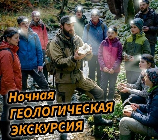 Ночная геологическая экскурсия в парке