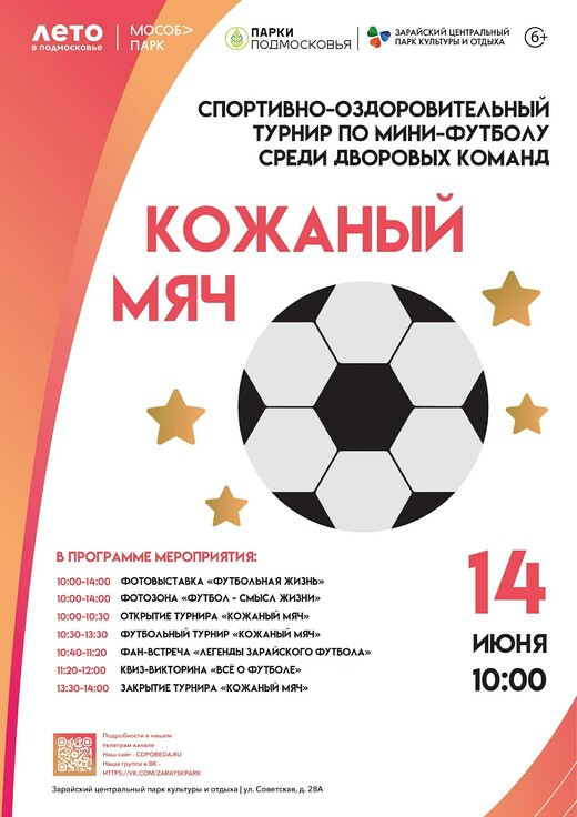 Турнир по мини-футболу среди дворовых команд «Кожаный мяч»