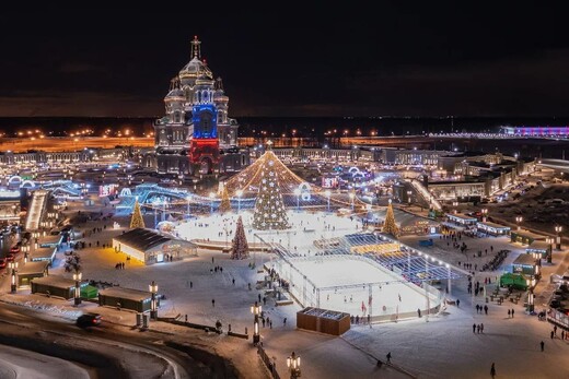 Зимний фестиваль стартует на Соборной площади возле Главного храма ВС РФ 24 декабря