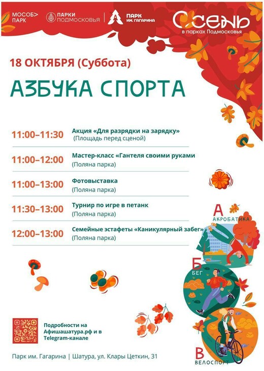 Мероприятие «Азбука спорта» в Шатуре