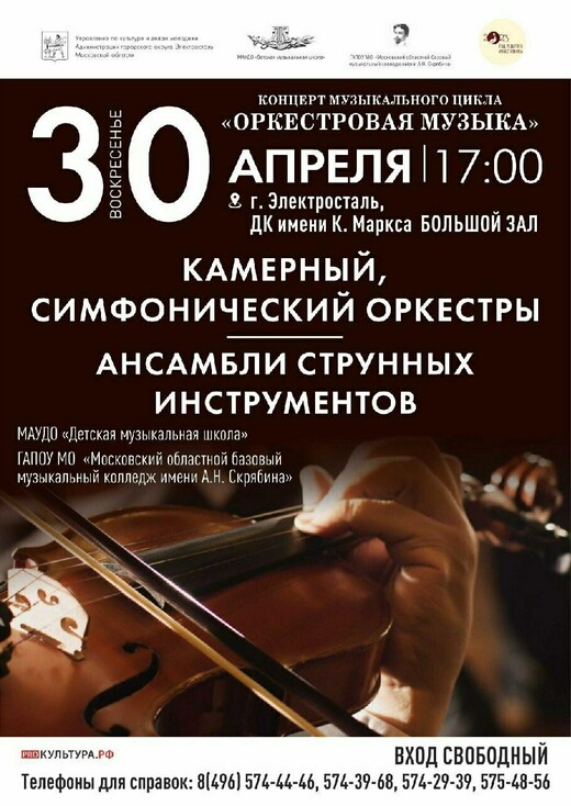 Концерт музыкального цикла «Оркестровая музыка»