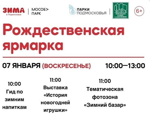Рождественская ярмарка в Долгопрудном