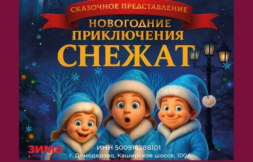 Сказочное представление «Новогодние приключения Снежат»