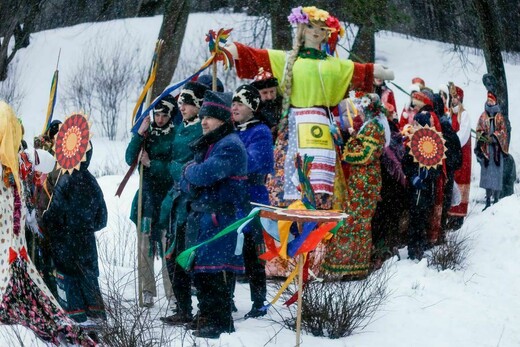Широкая масленица в Захарове