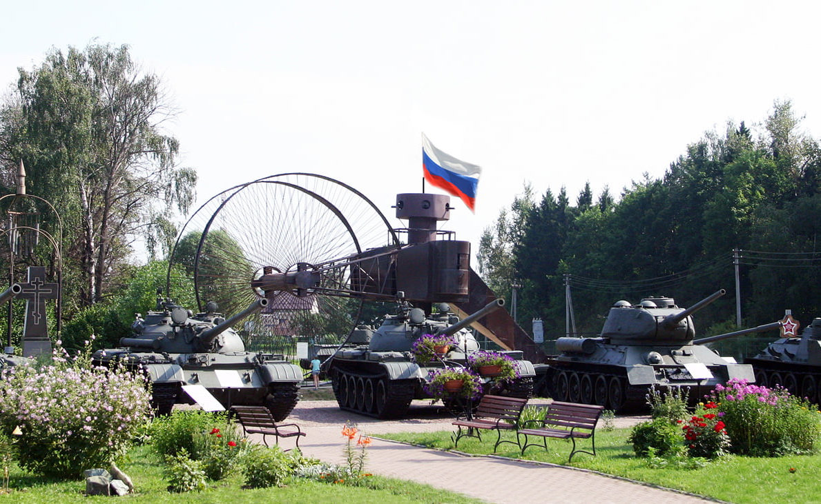 В музее представлен боевой путь танка, герои-танкисты и их подвиги