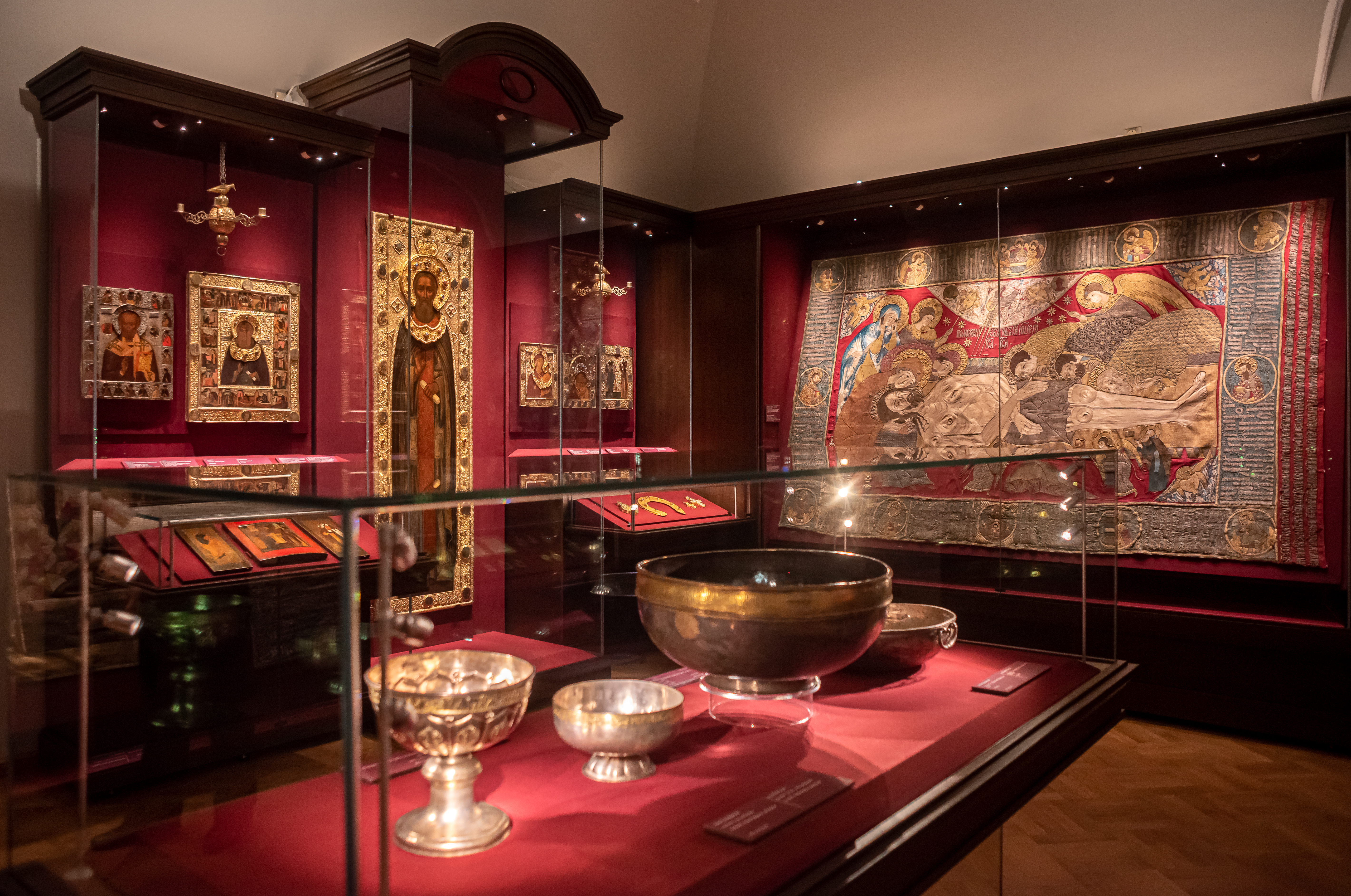 Музей был основан в 1920 году на основе собрания исторических и художественных ценностей Троице-Сергиевой Лавры