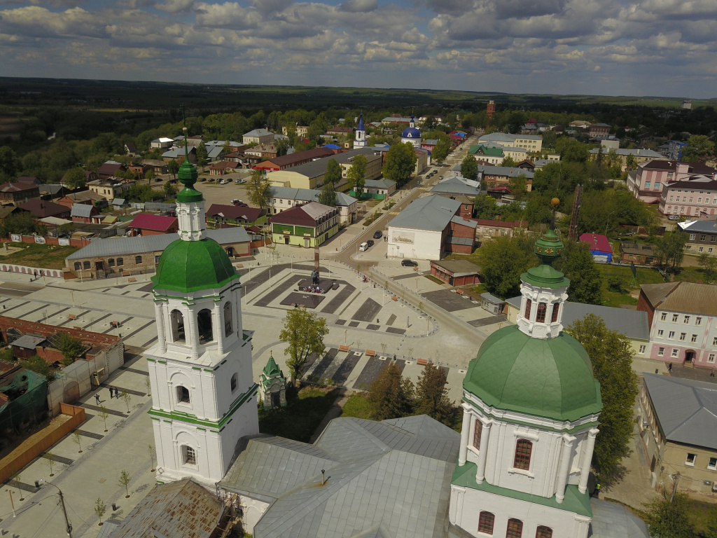 Виды города Зарайска