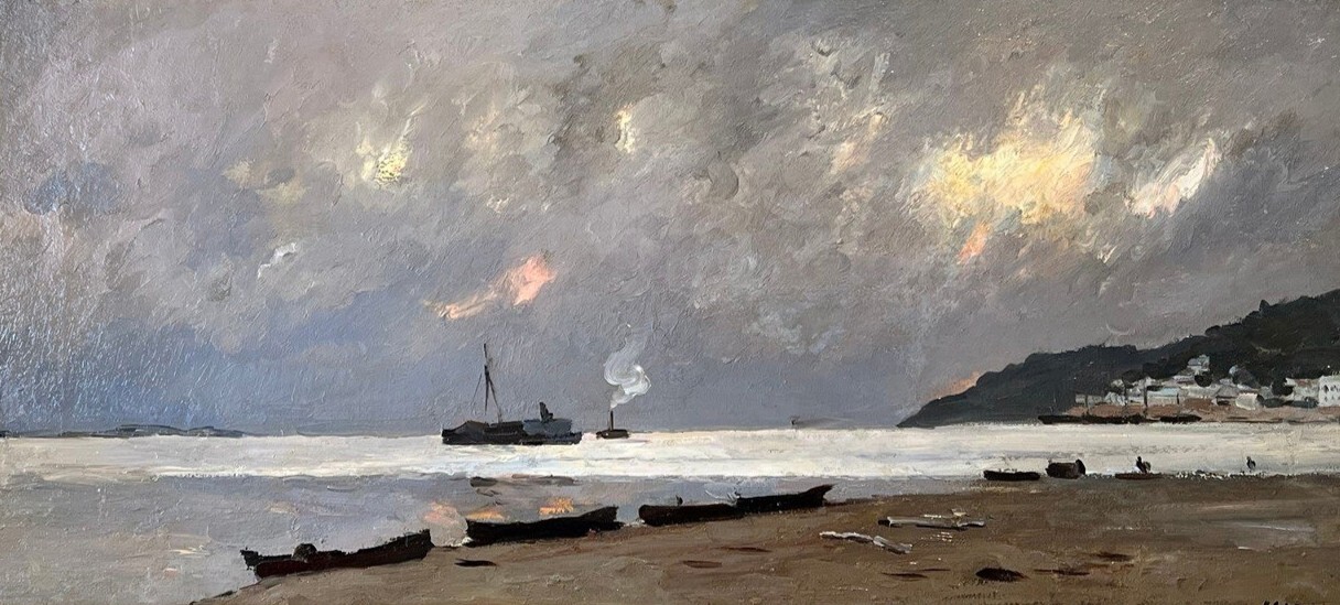 И.И. Левитан &laquo;Юрьевец. Пасмурный день на Волге&raquo;