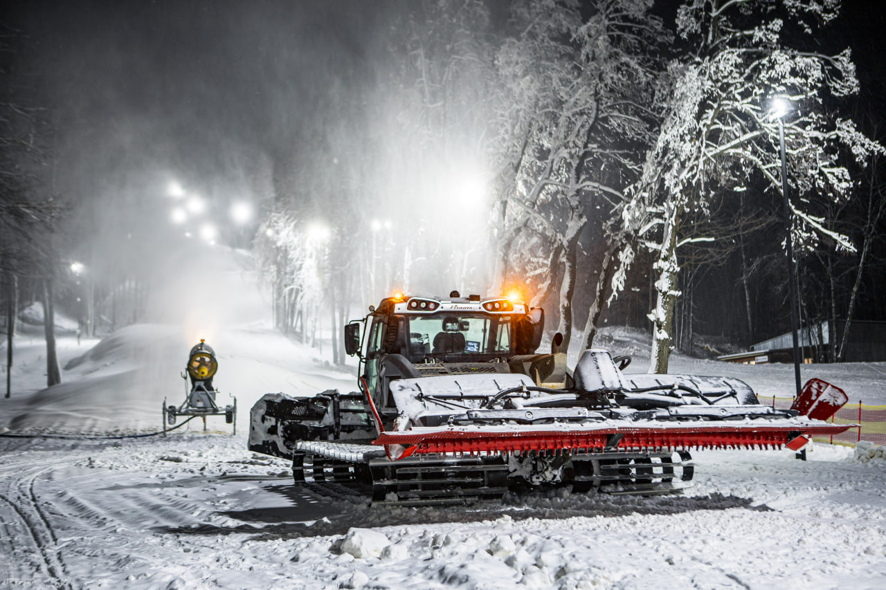 Подготовка трасс в клубе Гая Северина