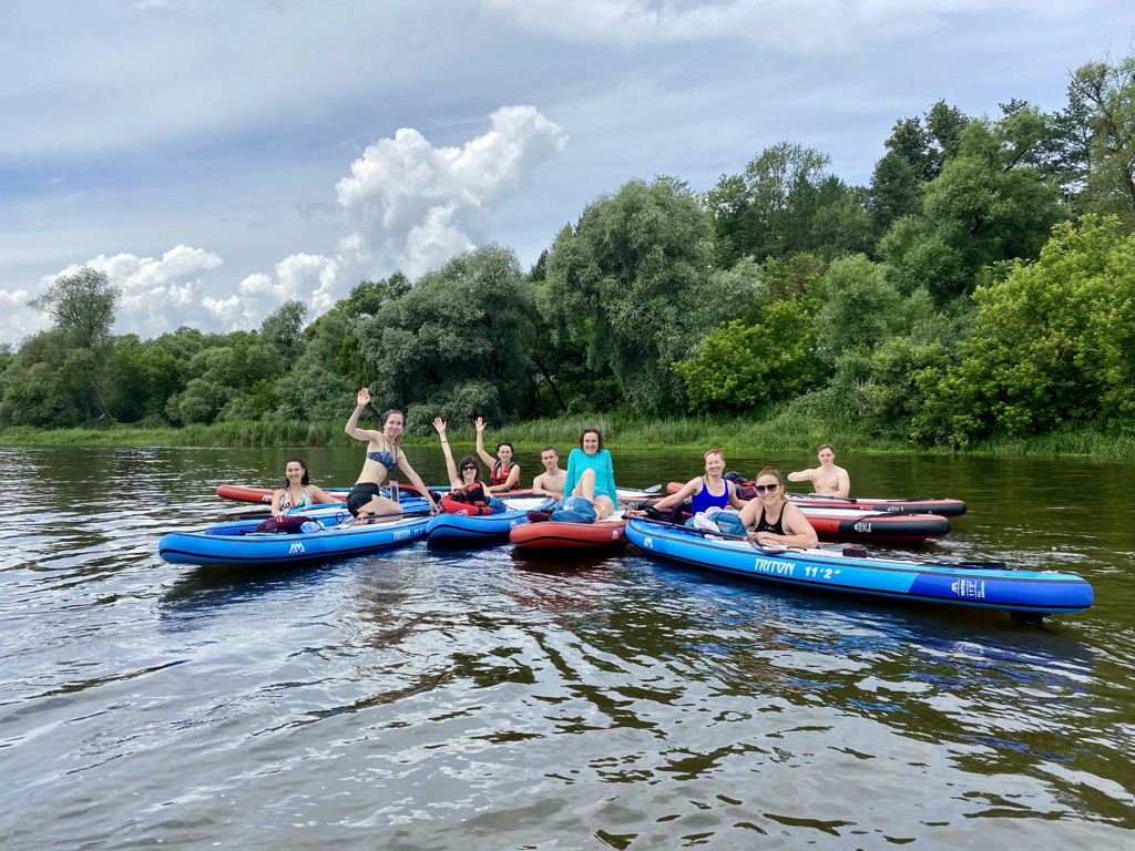 Клуб SupForFun, сплавы на сапах