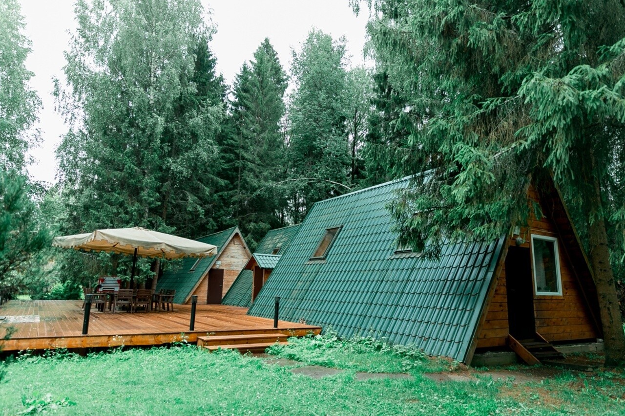 Домики в арт-усадьбе «Веретьево»
