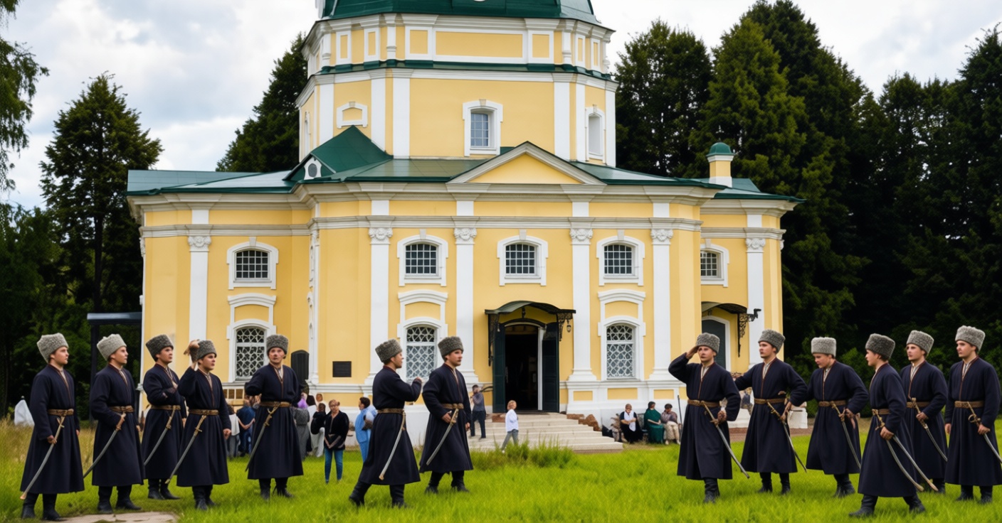 Праздник казачества в усадьбе Тараканово. Фото: https://шахматово.рф