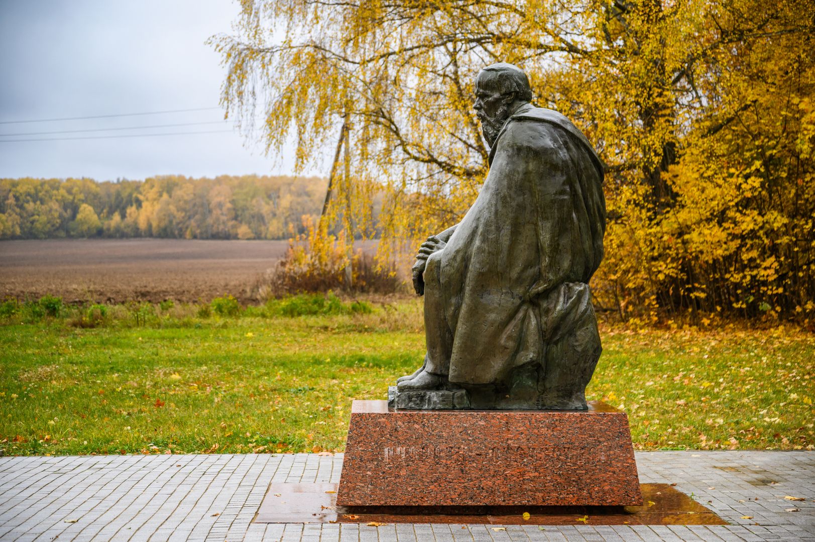 Памятник Ф. М. Достоевскому в Даровом. Источник фото: https://медиасток.рф