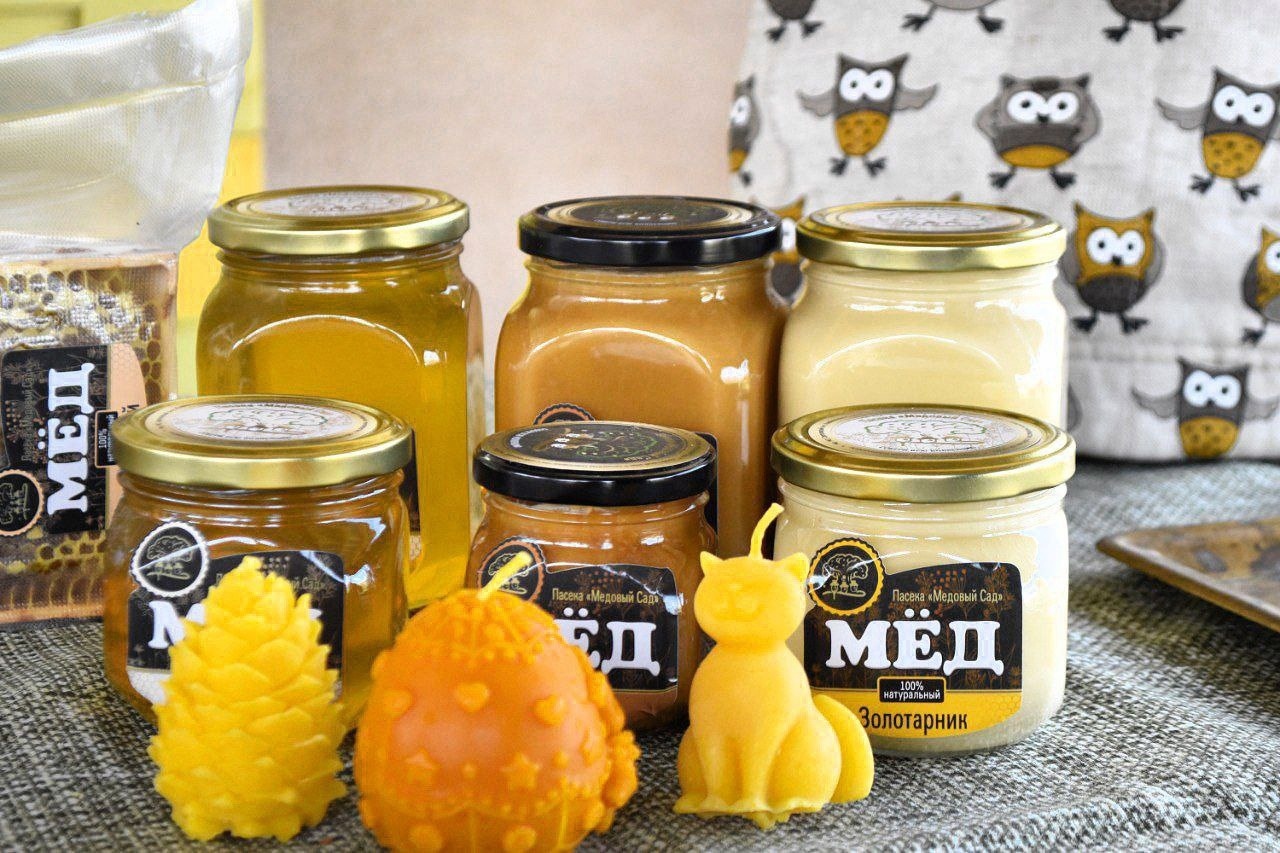 Продукция пасеки «Медовый сад»