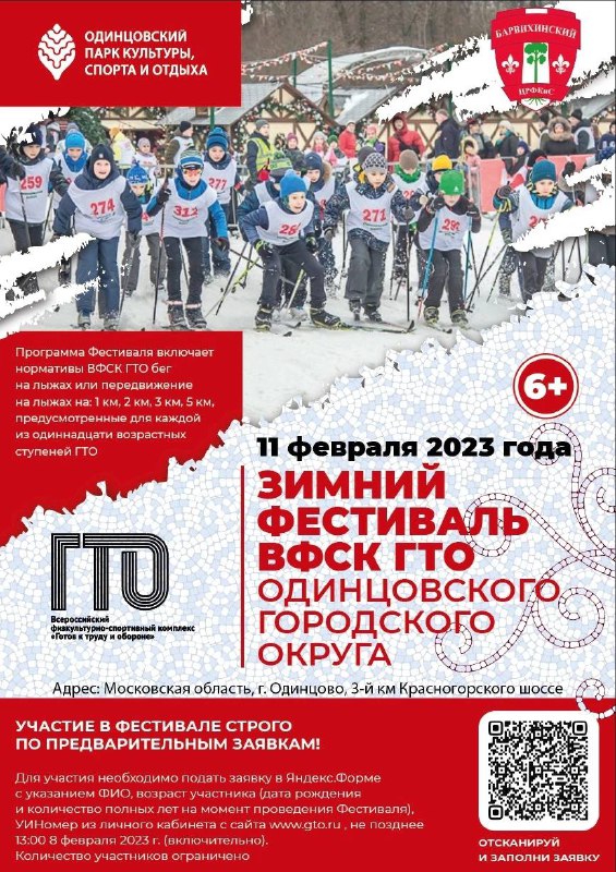 Зимний фестиваль ГТО Одинцовского округа