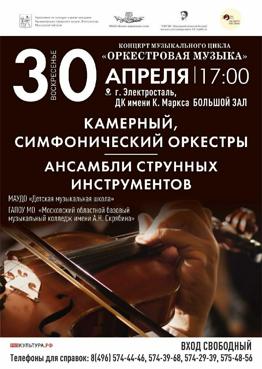 Концерт музыкального цикла «Оркестровая музыка»