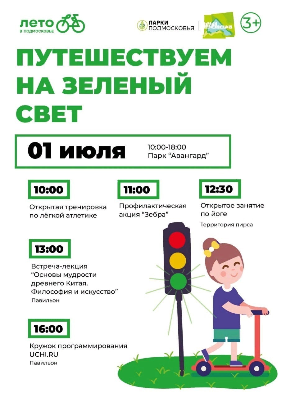 «Путешествуем на зеленый свет» в Электростали