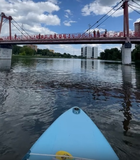 Экскурсия на сапах в городе Пушкино