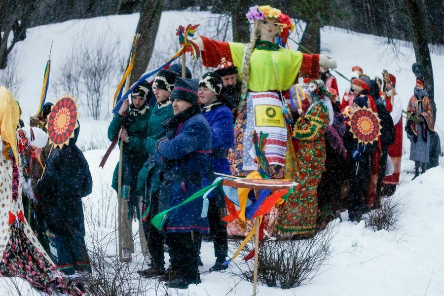 Широкая масленица в Захарове