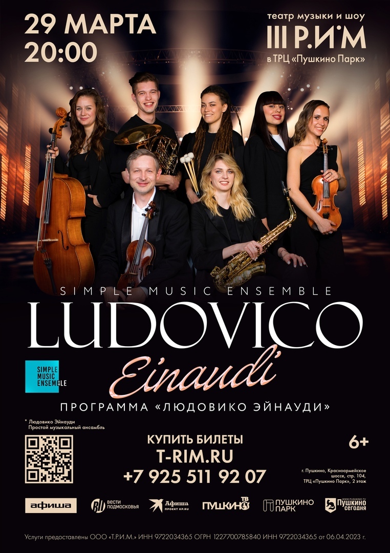 Концерт оркестра Simple Music Ensemble «Людовико Эйнауди»