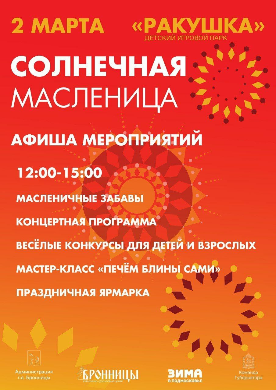 Масленица в Бронницах