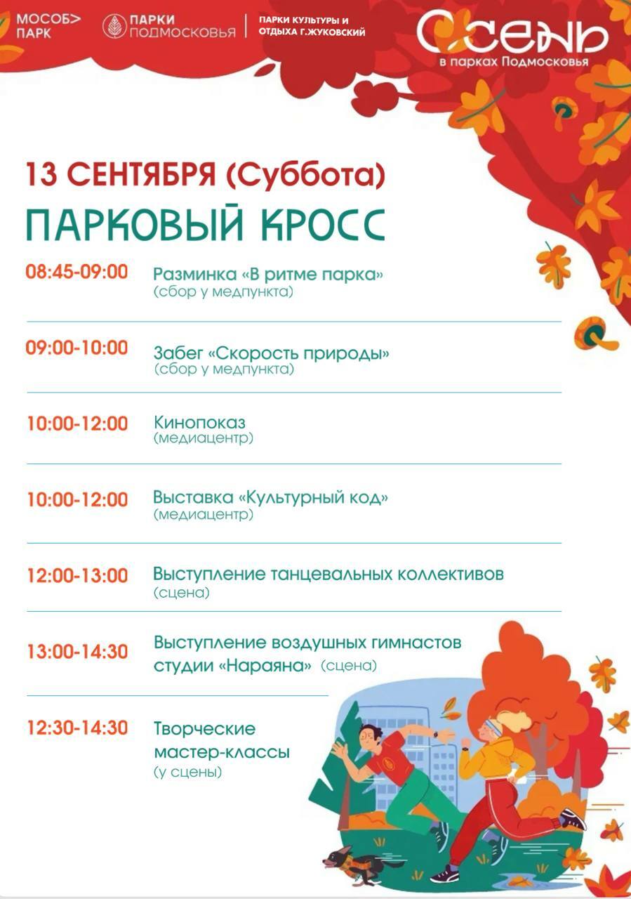 Мероприятие «Парковый кросс» в Жуковском