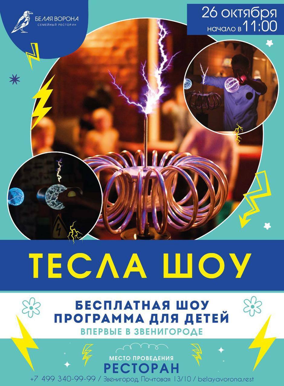 Интерактивная программа «Тесла-шоу»