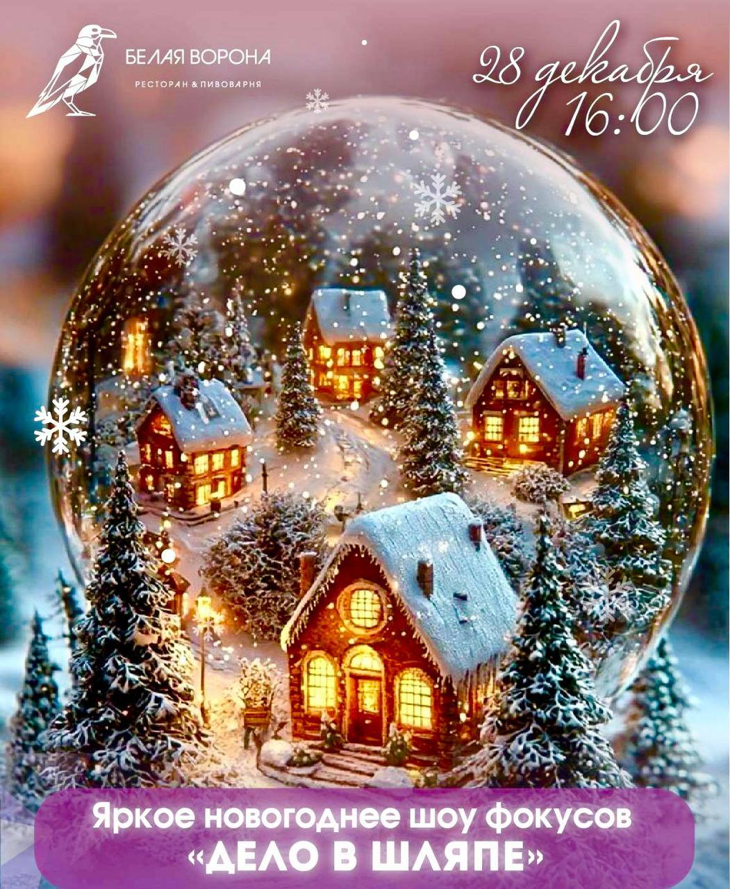 Новогоднее шоу фокусов «Дело в шляпе»